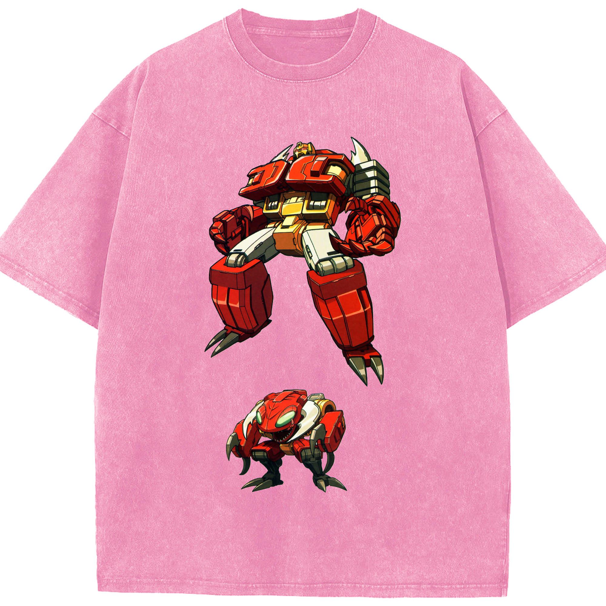 （画像用）  綿100% ヴィンテージ風 半袖Tシャツ（フロントプリント）